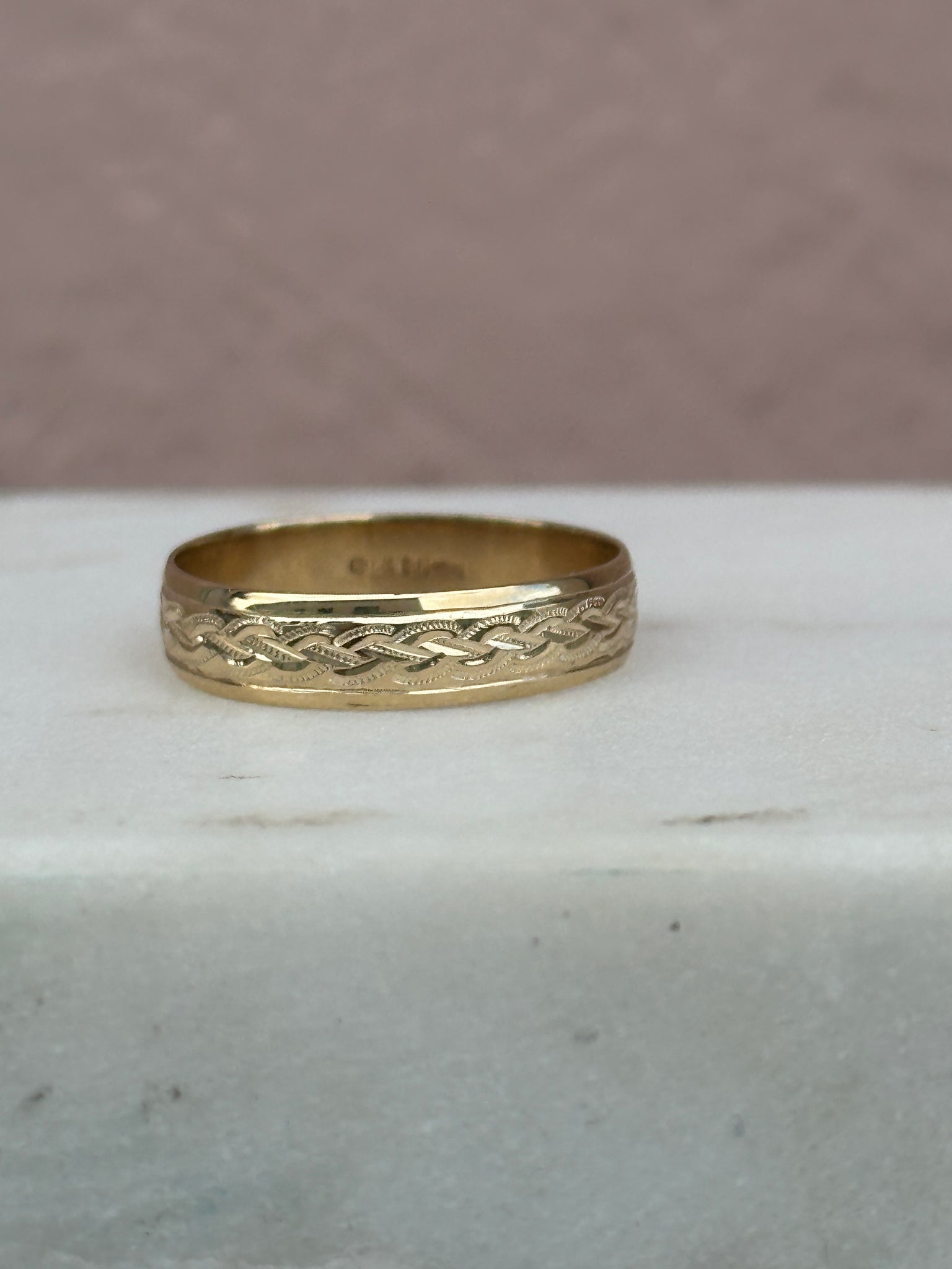 Celtic Gold Band Eternity