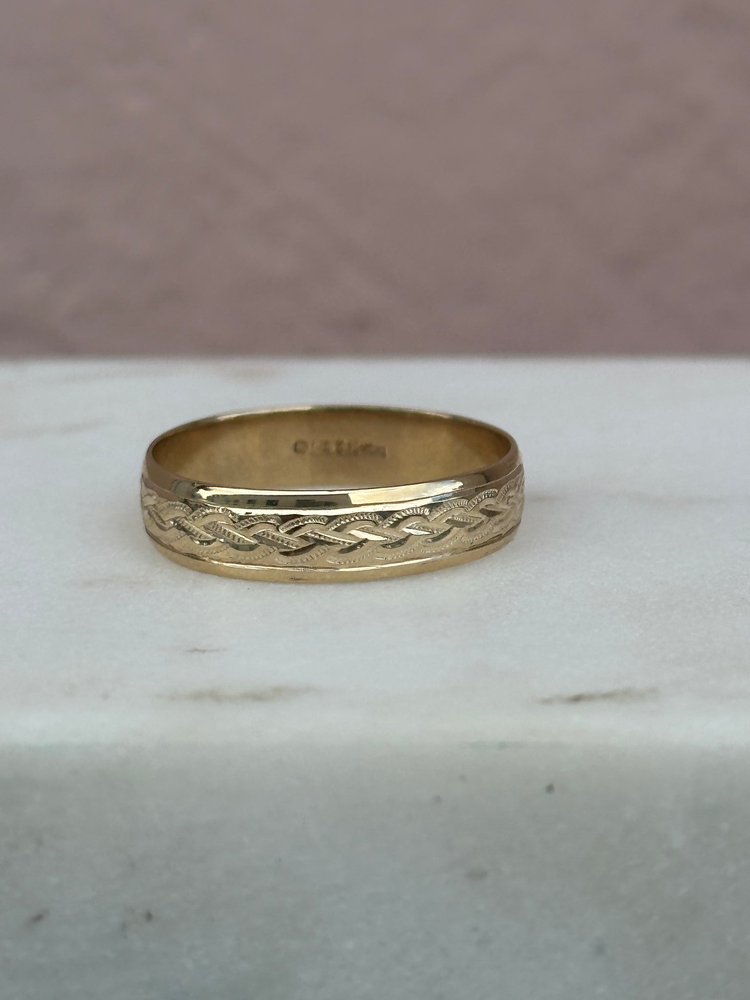 Celtic Gold Band Eternity