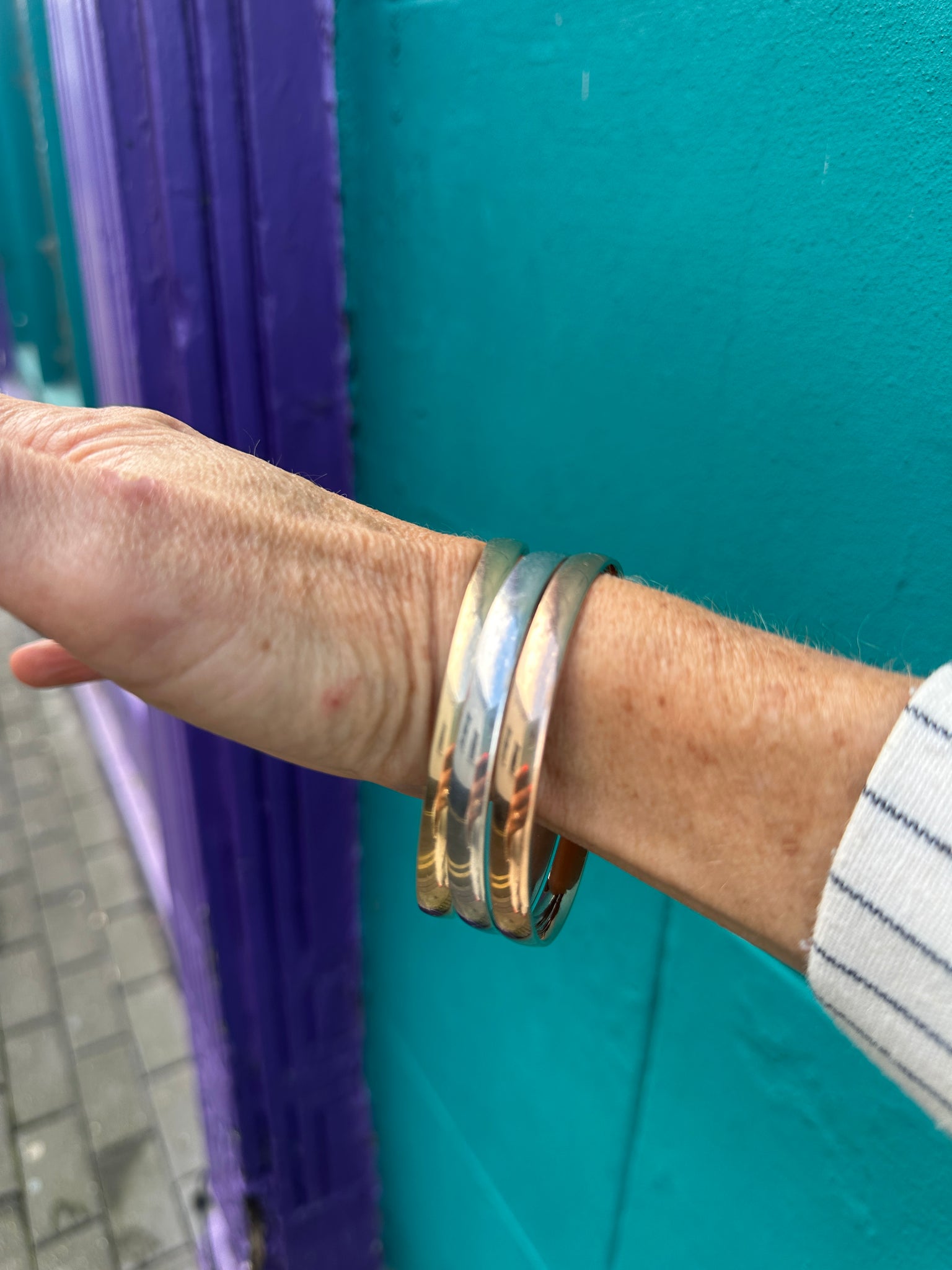 A Trio of Gold Bangles