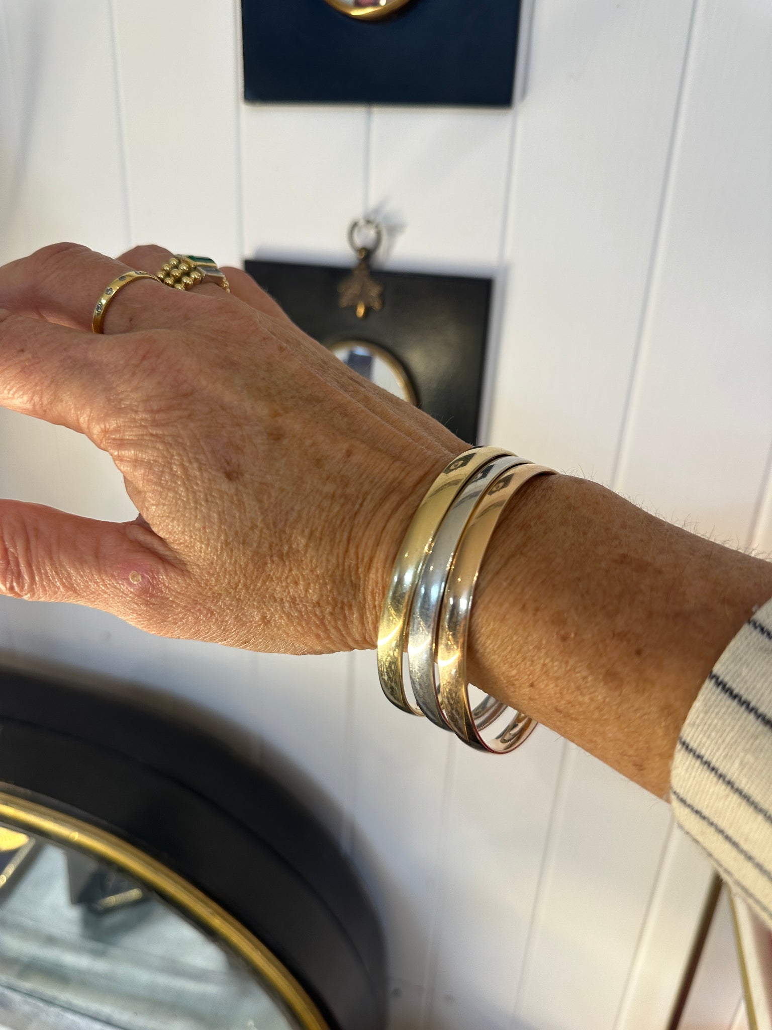 A Trio of Gold Bangles
