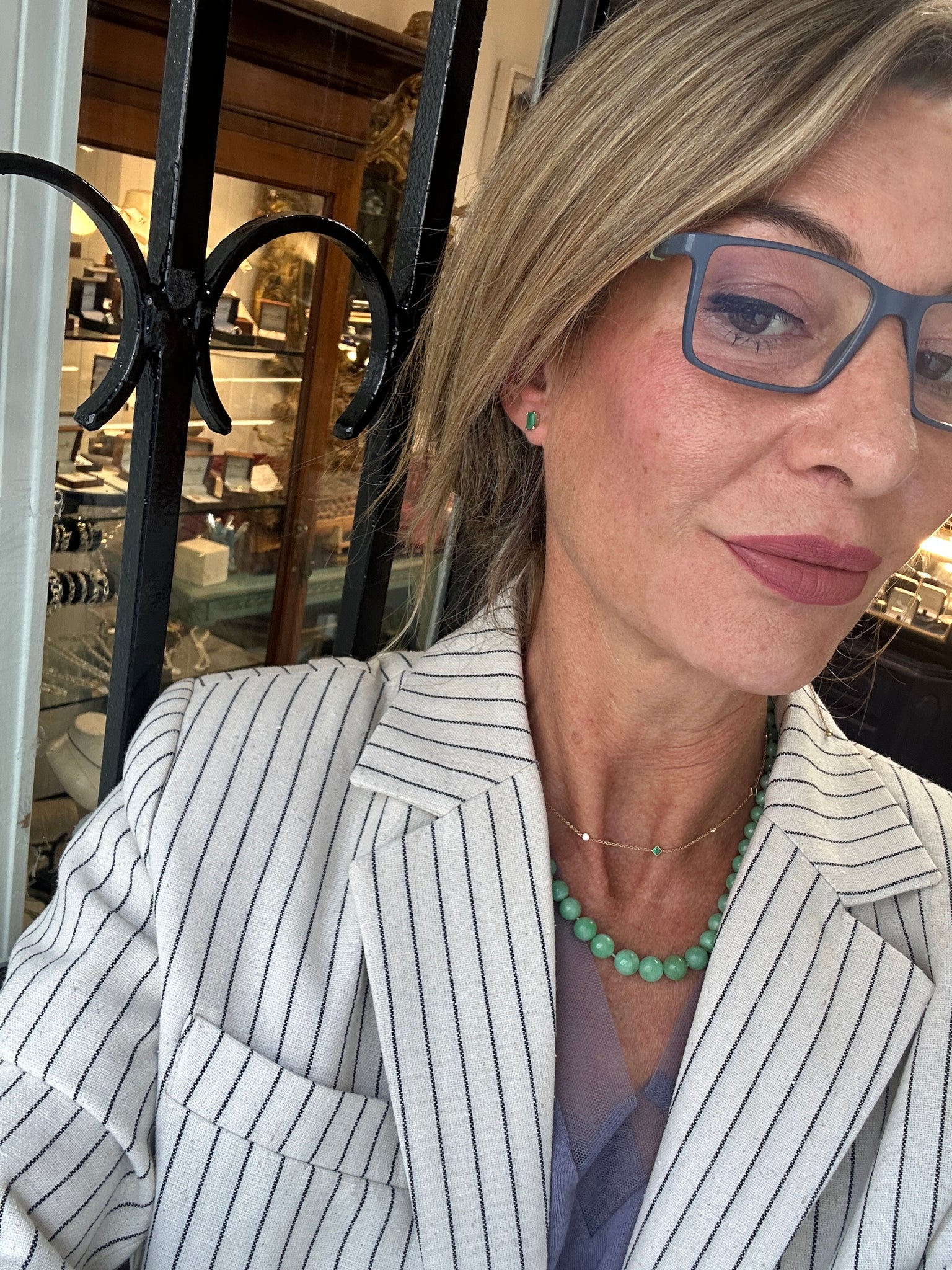 Emerald Stud Earrings