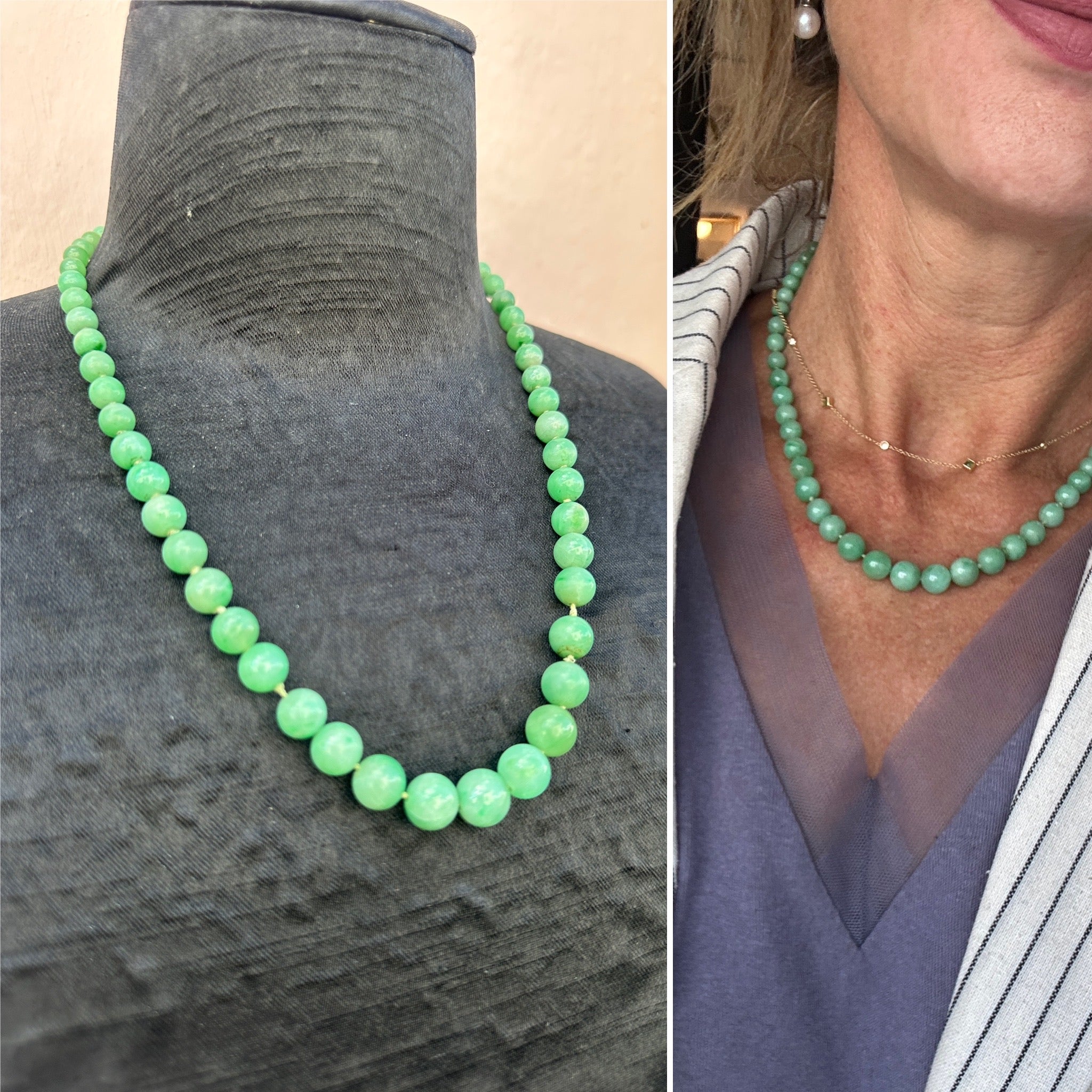 Vintage Jade Beads