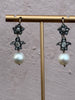 Antique Diamond Pearl Earrings