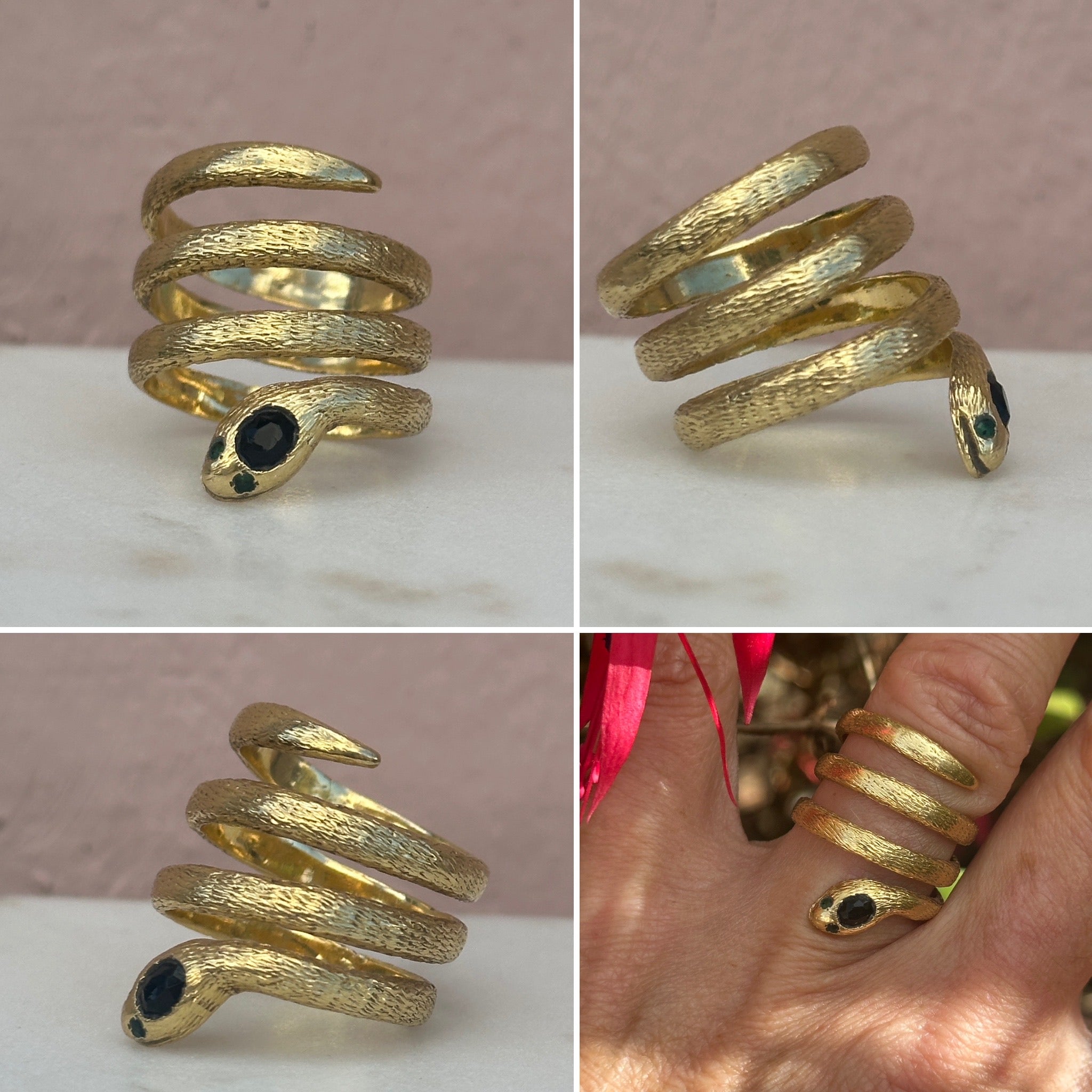 Gold Snake Ring