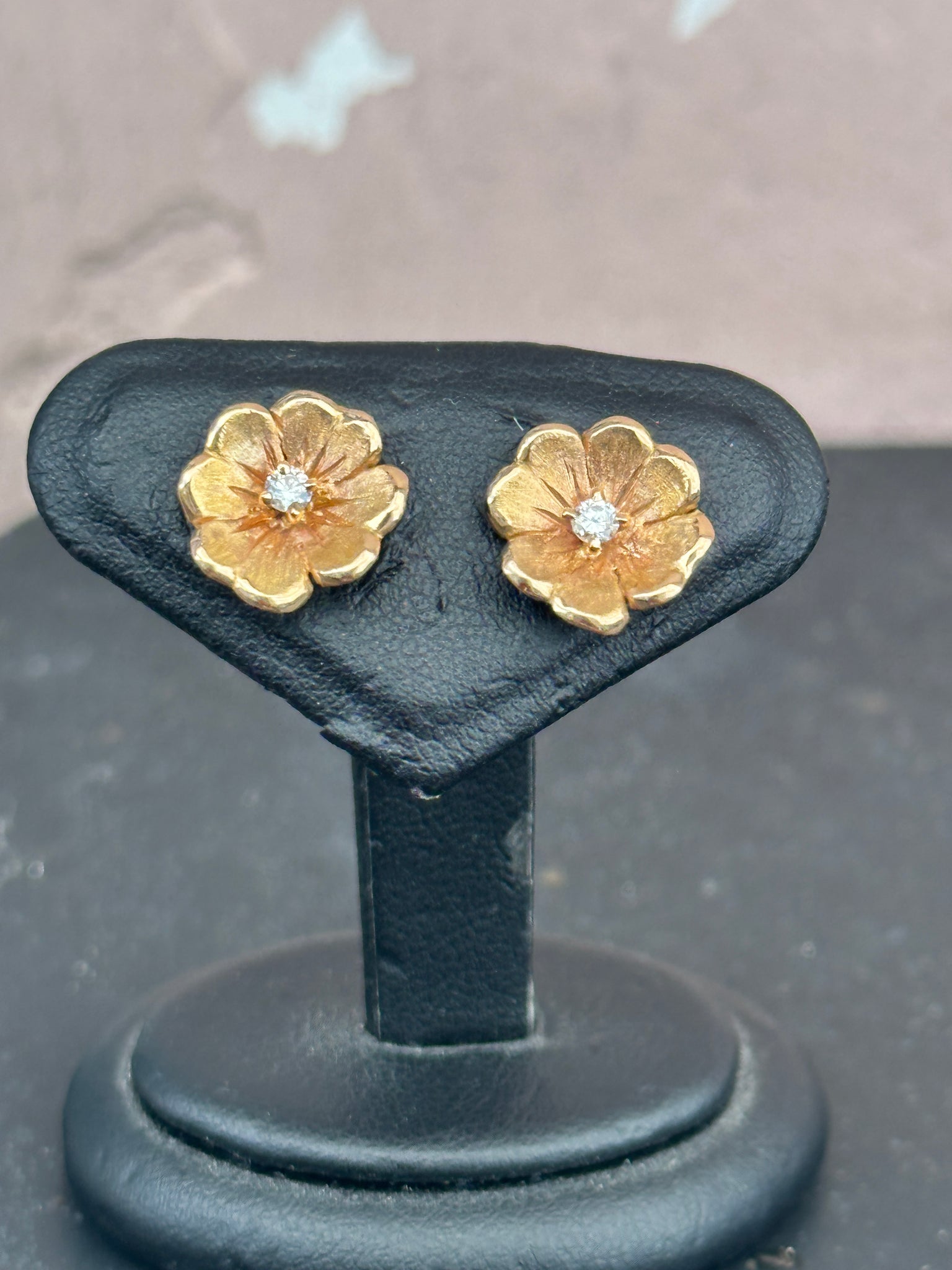 1950s Gold Earrings