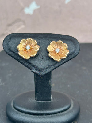 1950s Gold Earrings