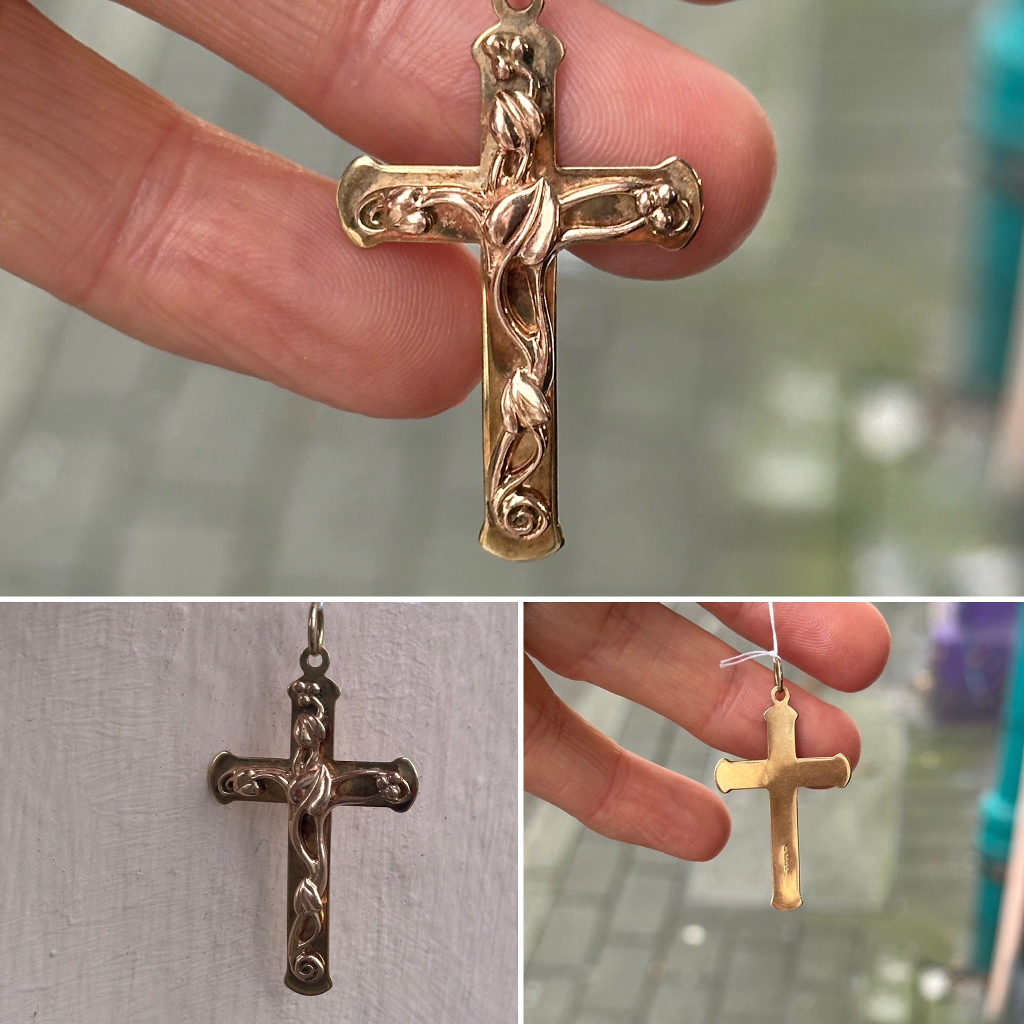 Welsh Gold Celtic Cross