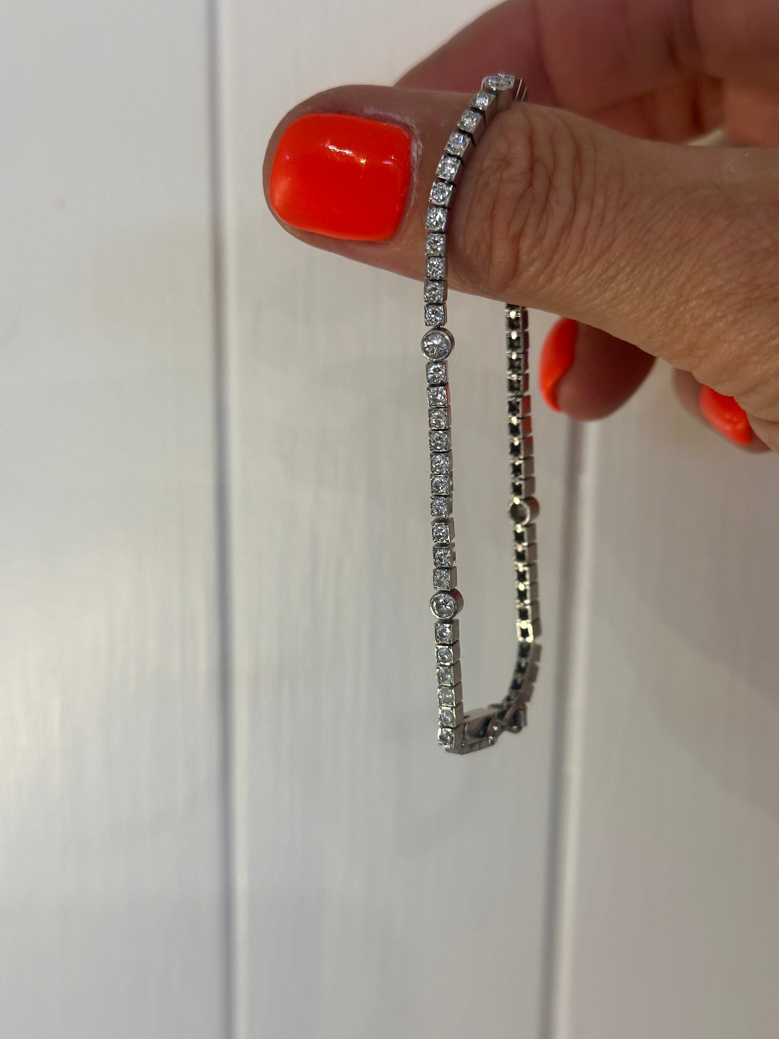 Art Deco Tennis Bracelet