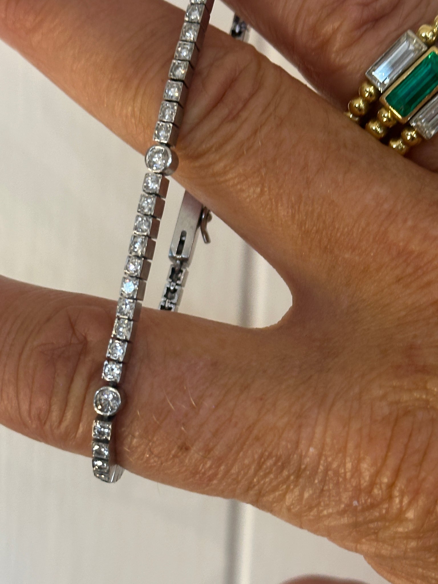 Art Deco Tennis Bracelet