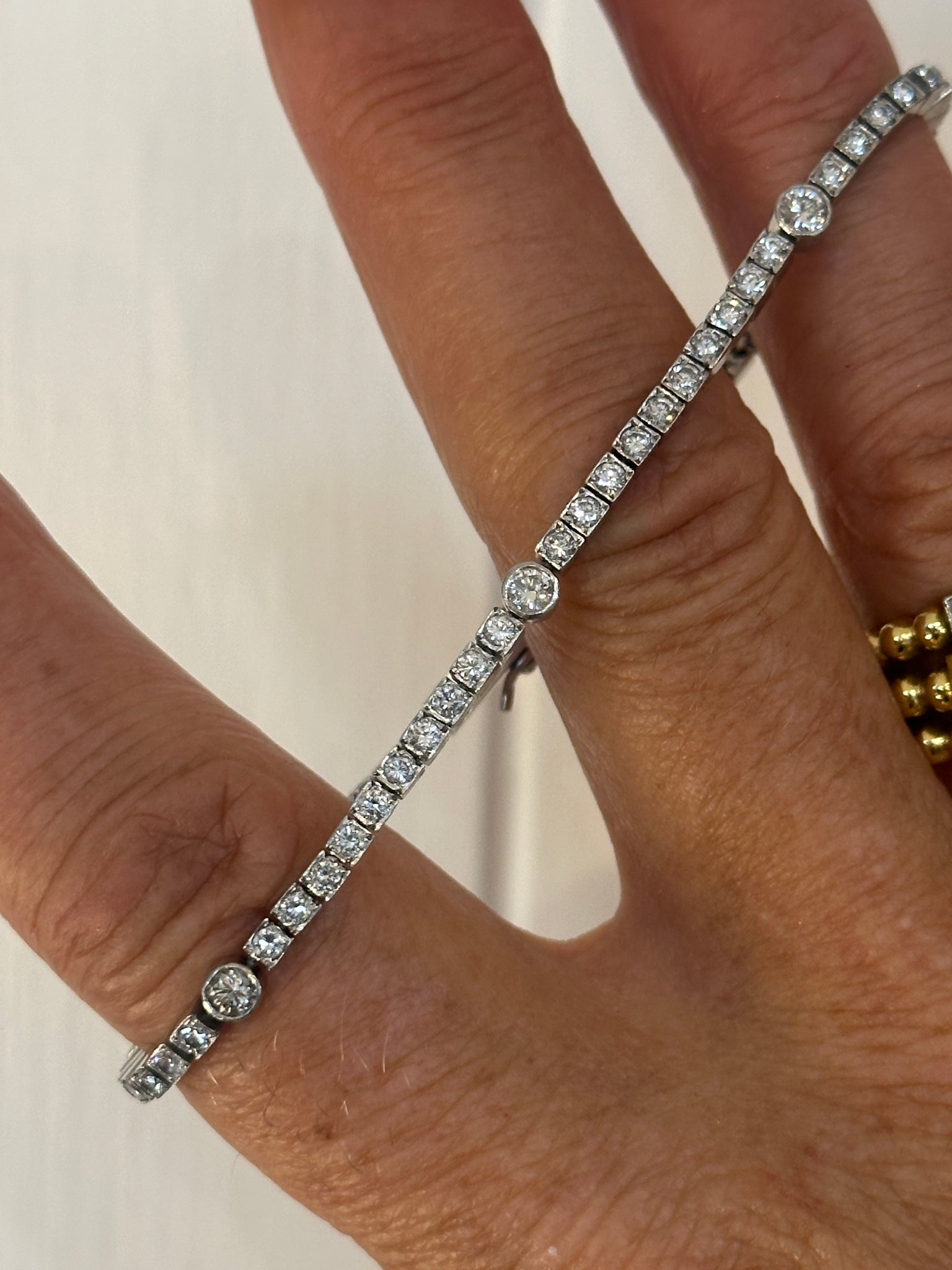 Art Deco Tennis Bracelet