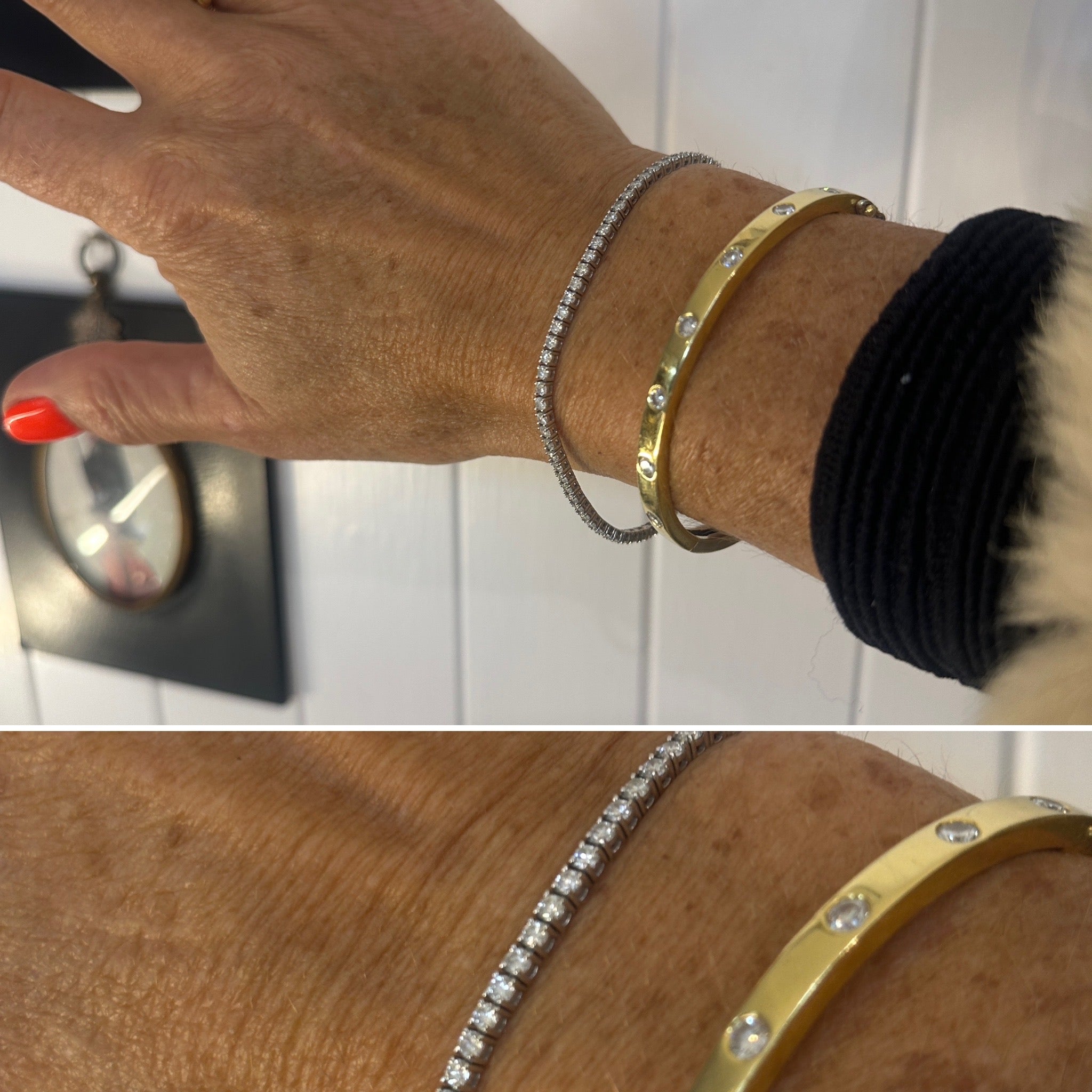 Skinny Diamond Tennis Bracelet
