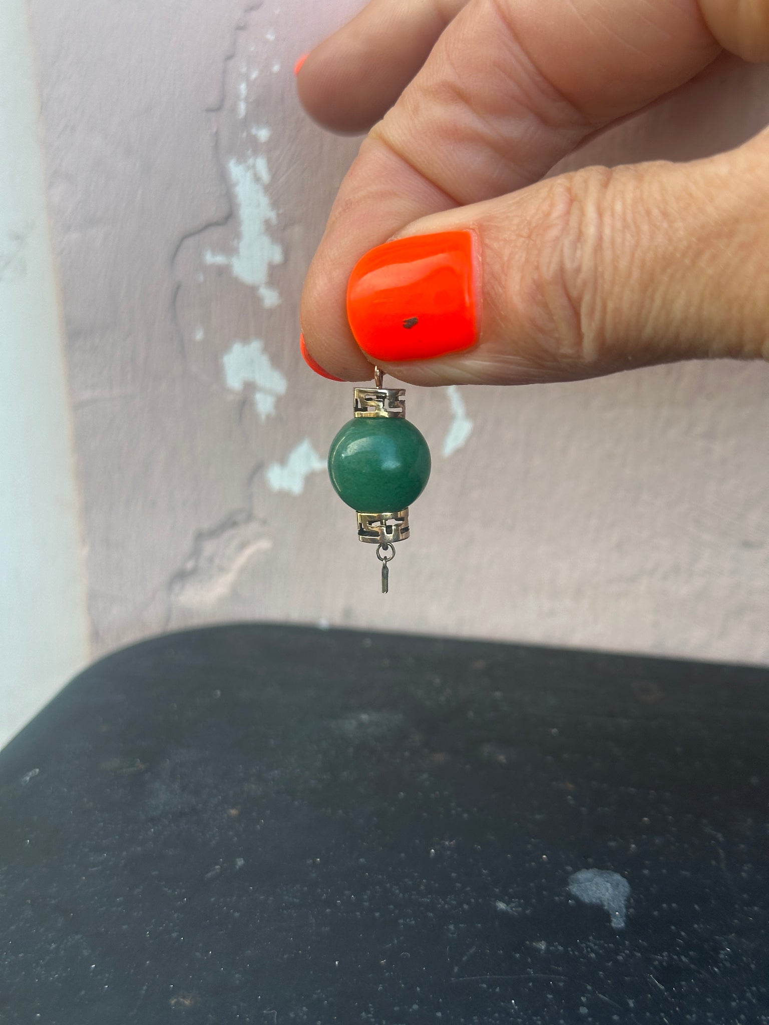 Jade Paper Lantern Charm