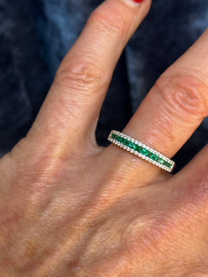 Emerald and Diamond Band