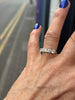 Five Stone Huggy Eternity Ring