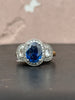 The Half Moon Sapphire Ring