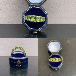 Yellow Gold and Peridot Ring
