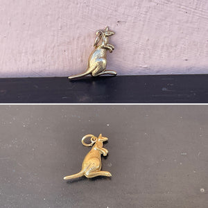 Kangaroo Gold Charm