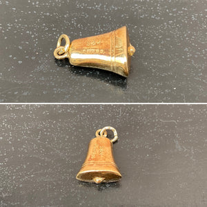 Vintage Gold Bell Charm