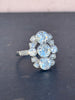 Art Deco Three Stone Ring