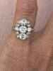 Art Deco Three Stone Ring