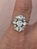 Art Deco Three Stone Ring