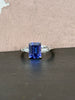 Tanzanite Emerald Cut Ring
