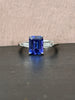 Tanzanite Emerald Cut Ring