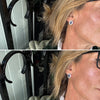 Sapphire Cluster Earrings