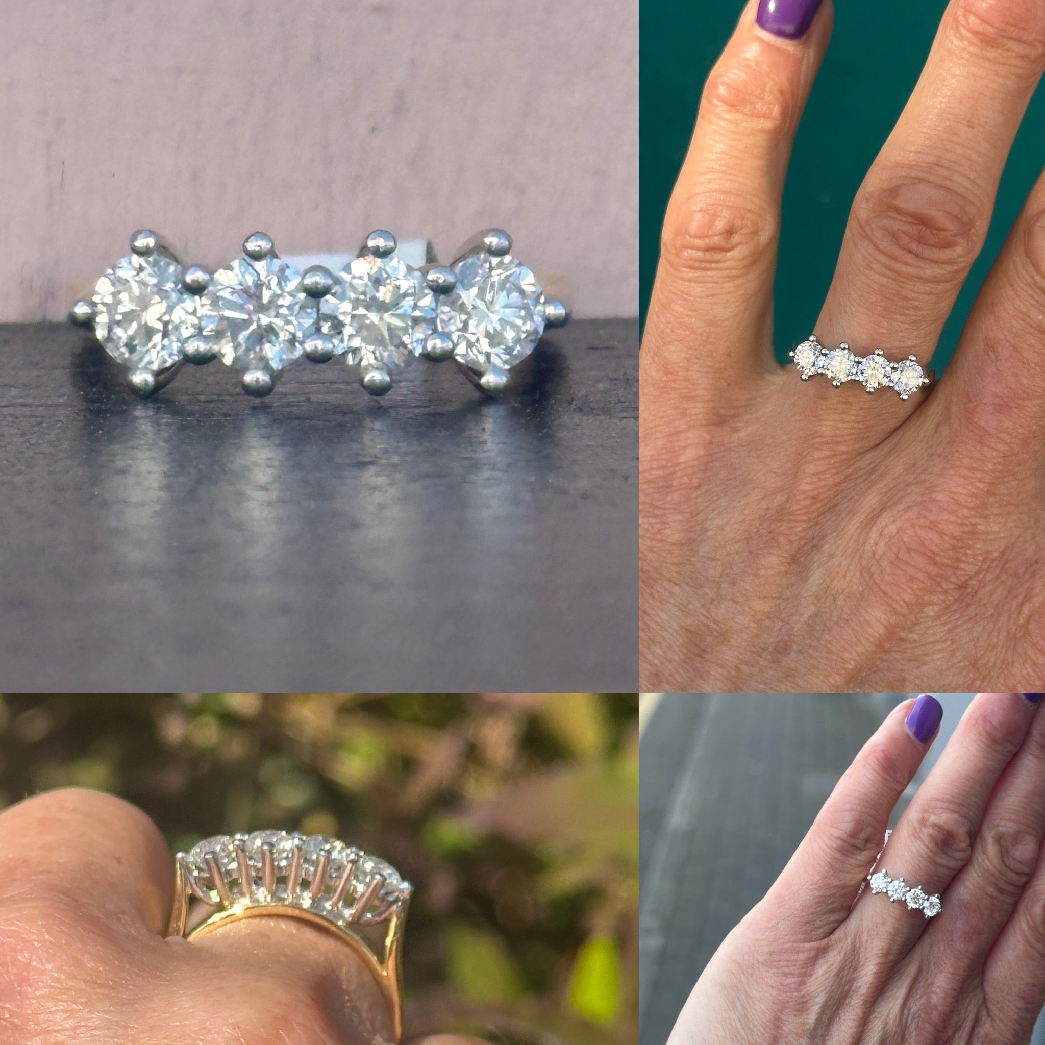 Four Stone  Diamond Ring