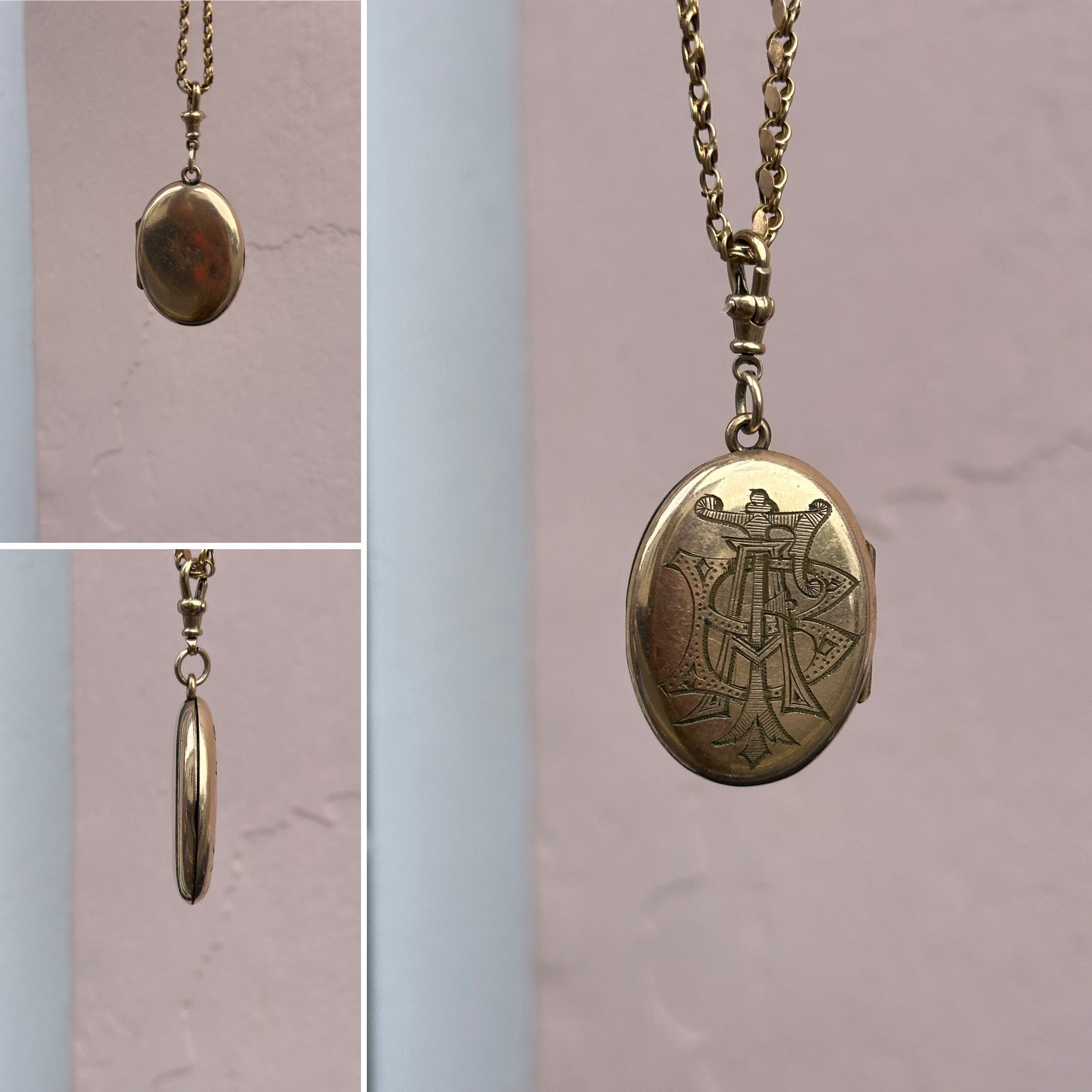 Gold Locket & Chain