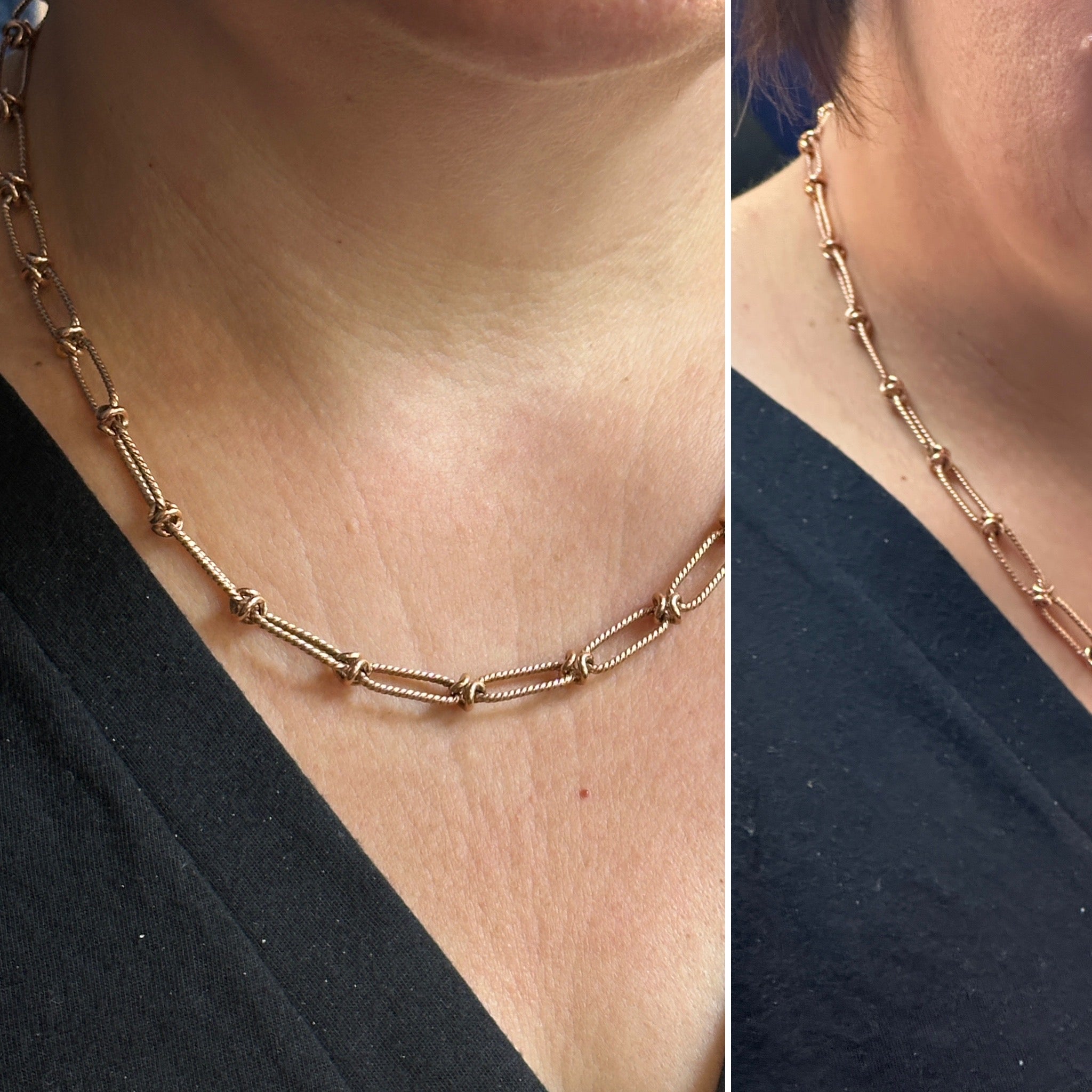 Paperclip Link Necklace