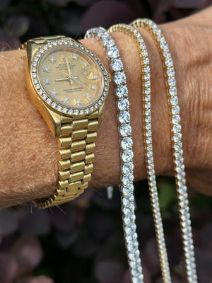 Gold Tennis Bracelet