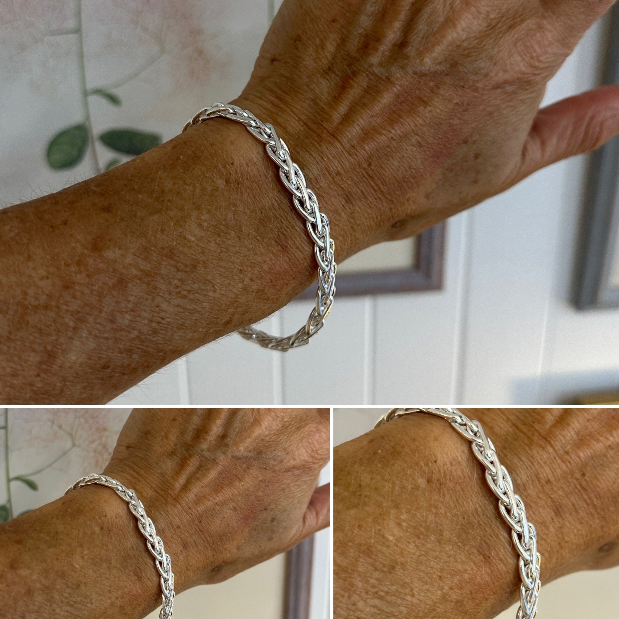 Roisin: a silver bracelet