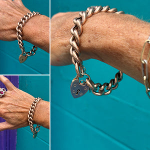 Heart Padlock Bracelet