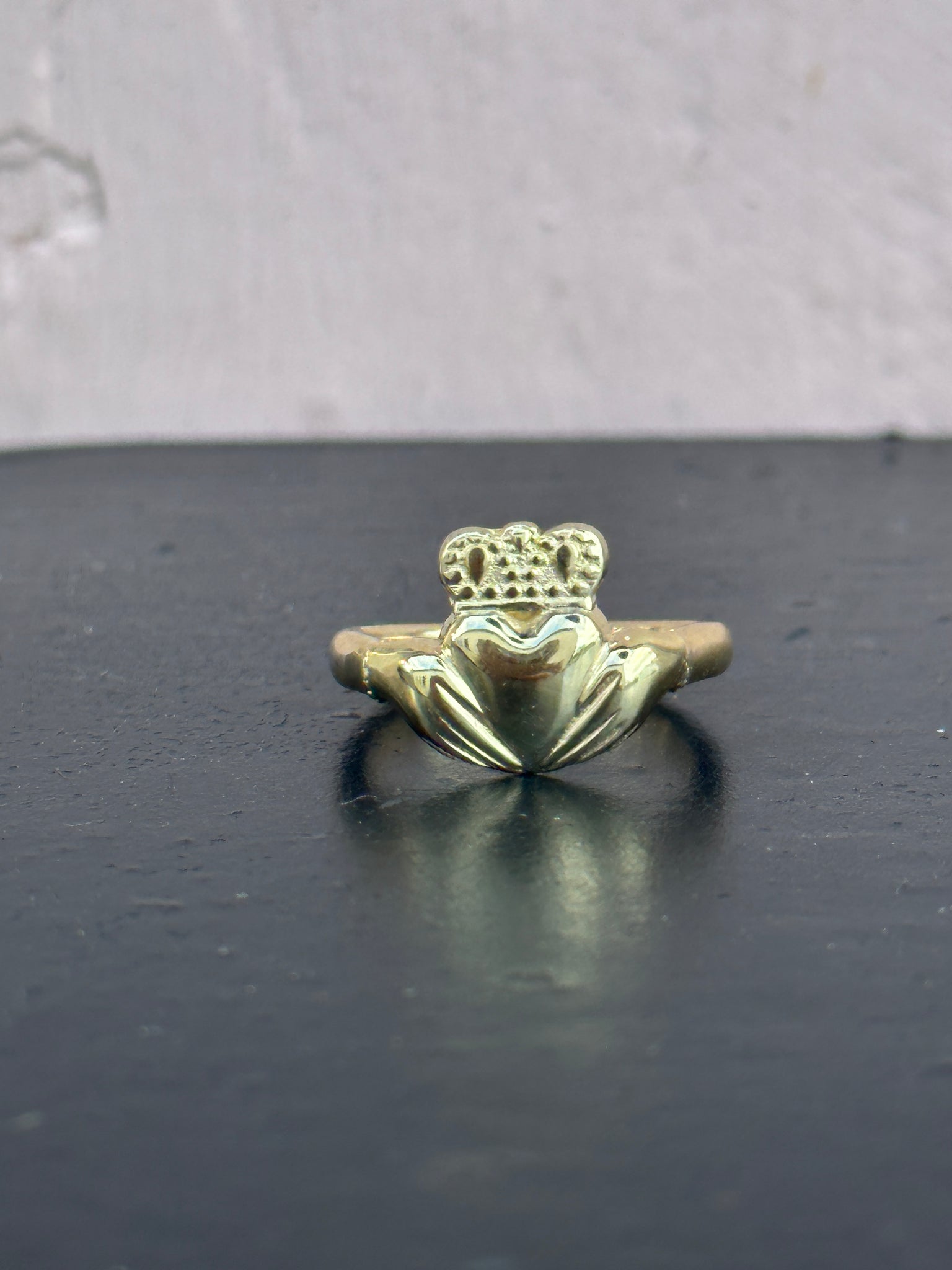 Handcrafted Claddagh Ring Gold