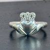 Handcrafted Claddagh Ring Silver