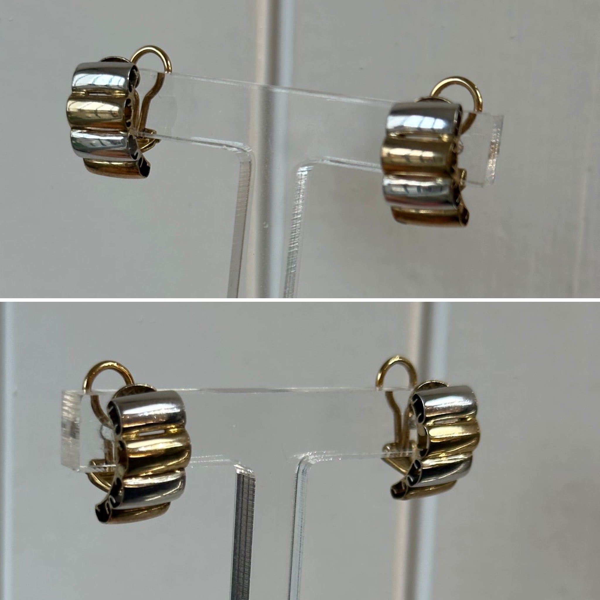 Clip-On Gold Earrings