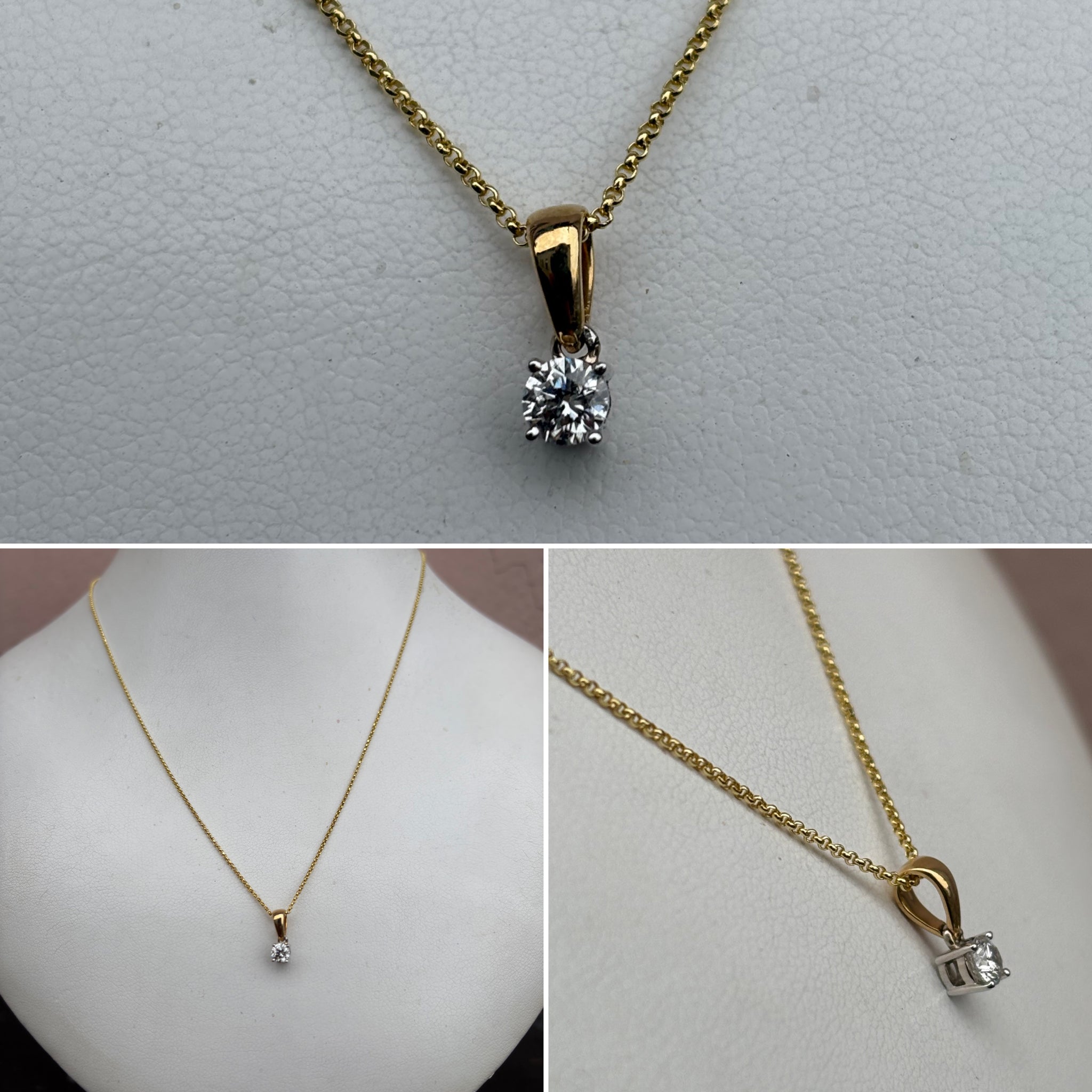 Diamond Yellow Gold Necklace