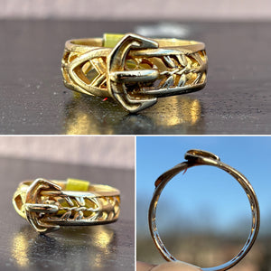 Vintage Gold Friendship Ring