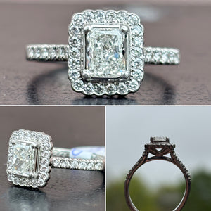 Radiant Cut Diamond Ring