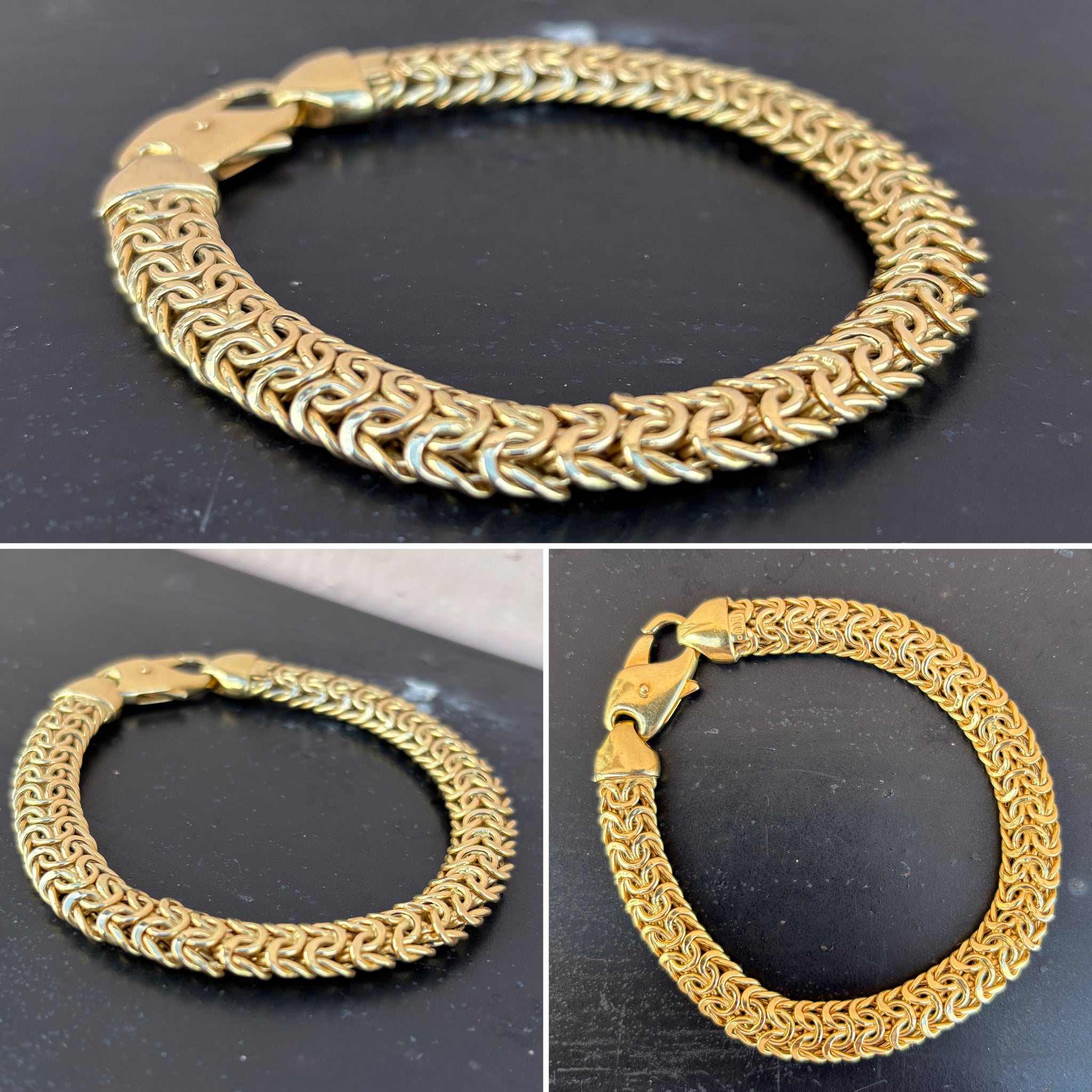 Yellow Gold Woven 18k Bracelet