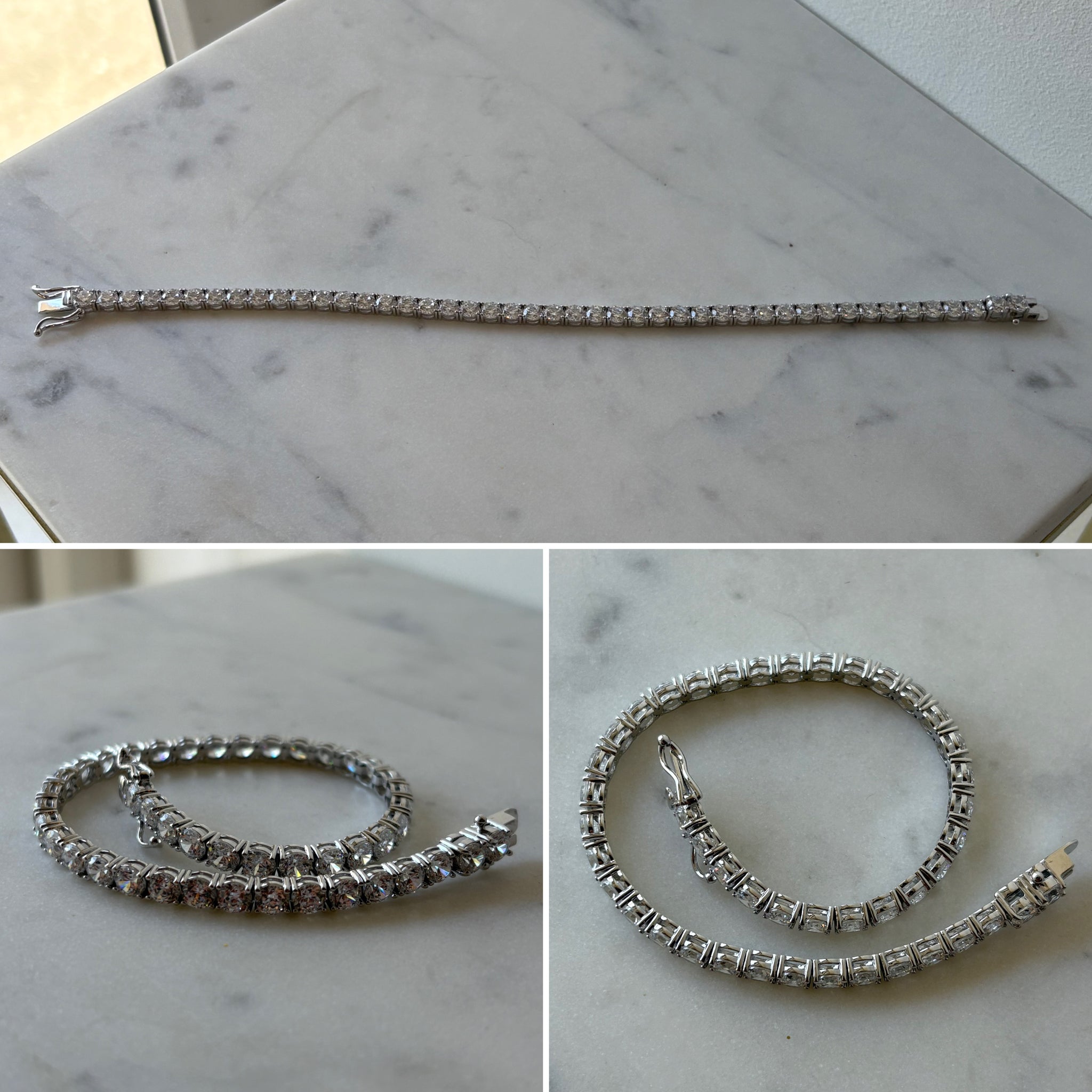 White Gold Tennis Bracelet