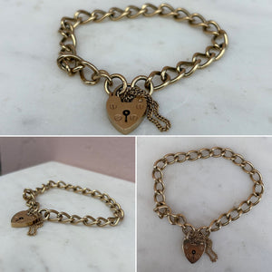 Yellow Gold Padlock Bracelet