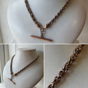 Victorian Rose Gold Albert Chain