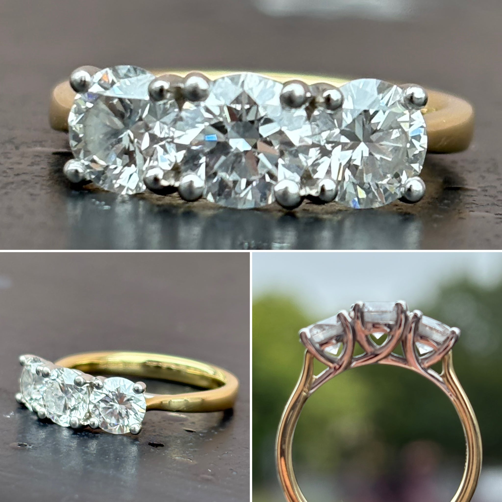 3 Stone Diamond Ring
