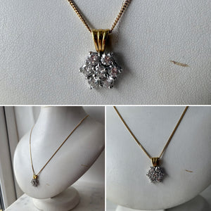 7 Stone Diamond Necklace