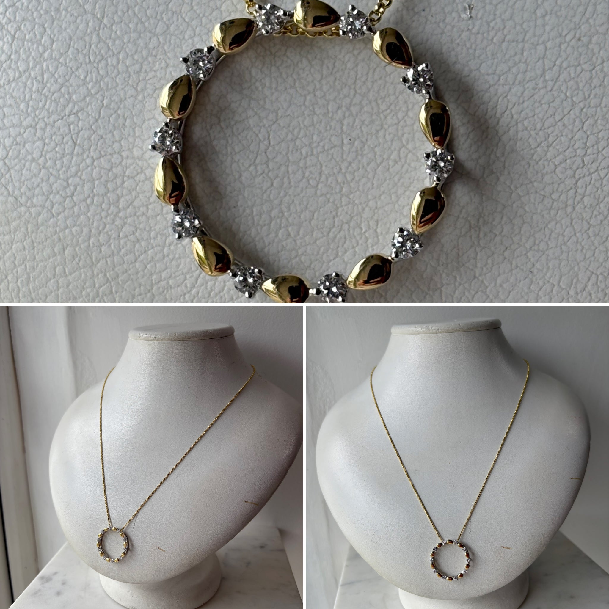 Gold and Diamond Necklace