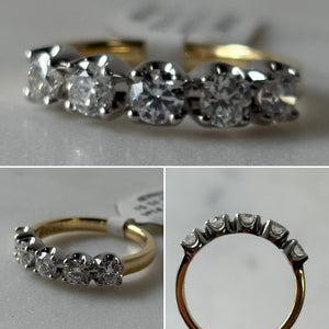 5 Stone 1.03 ct