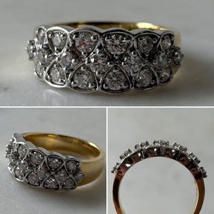 Yellow Gold and Diamond Ring