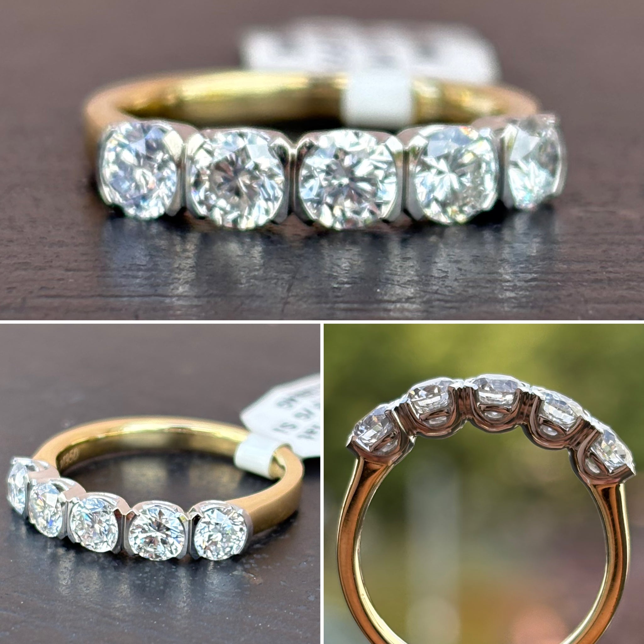 5 Stone Diamond Wedding Ring